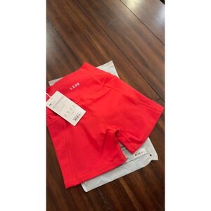 LSKD Fusion X Short Tight Scarlet Red Women's XS, NWT, NEW, 4 inch